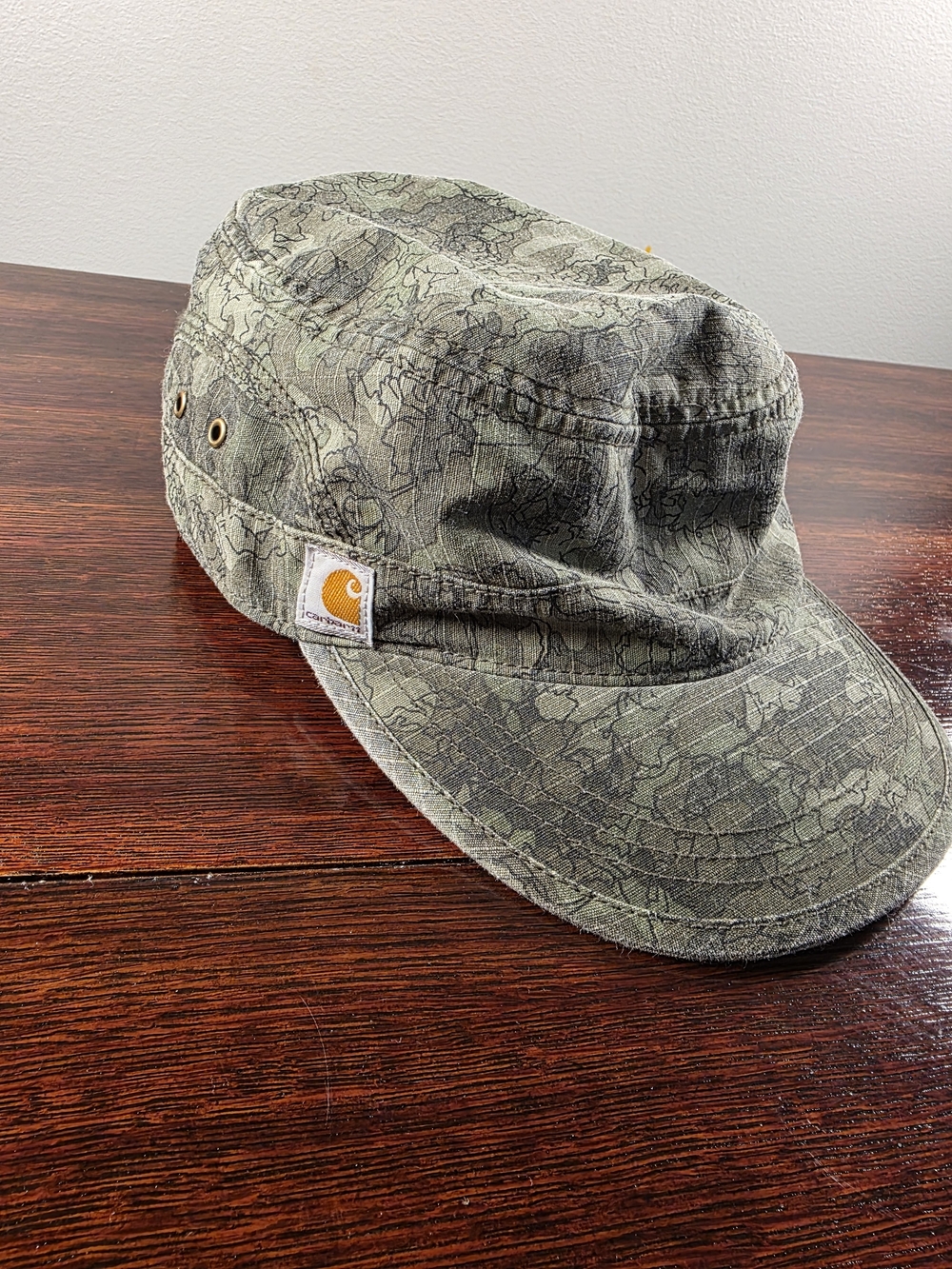Carhartt Camo Military Style Cadet Cap Adjustable Green Hunting Hat